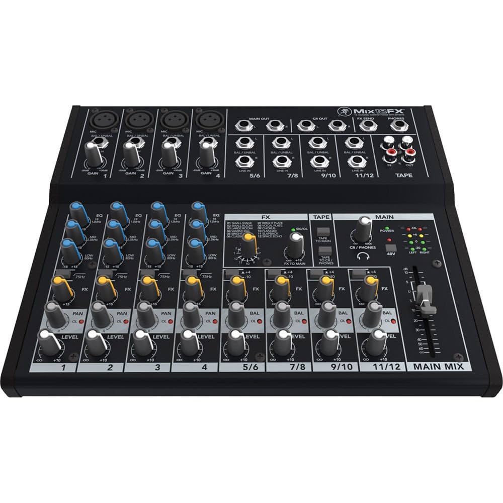 MACKIE MIX12FX ミキサー(訳あり) Mackie Mix Series Mix12FX 12-Channel Effects Mixer : Amazon